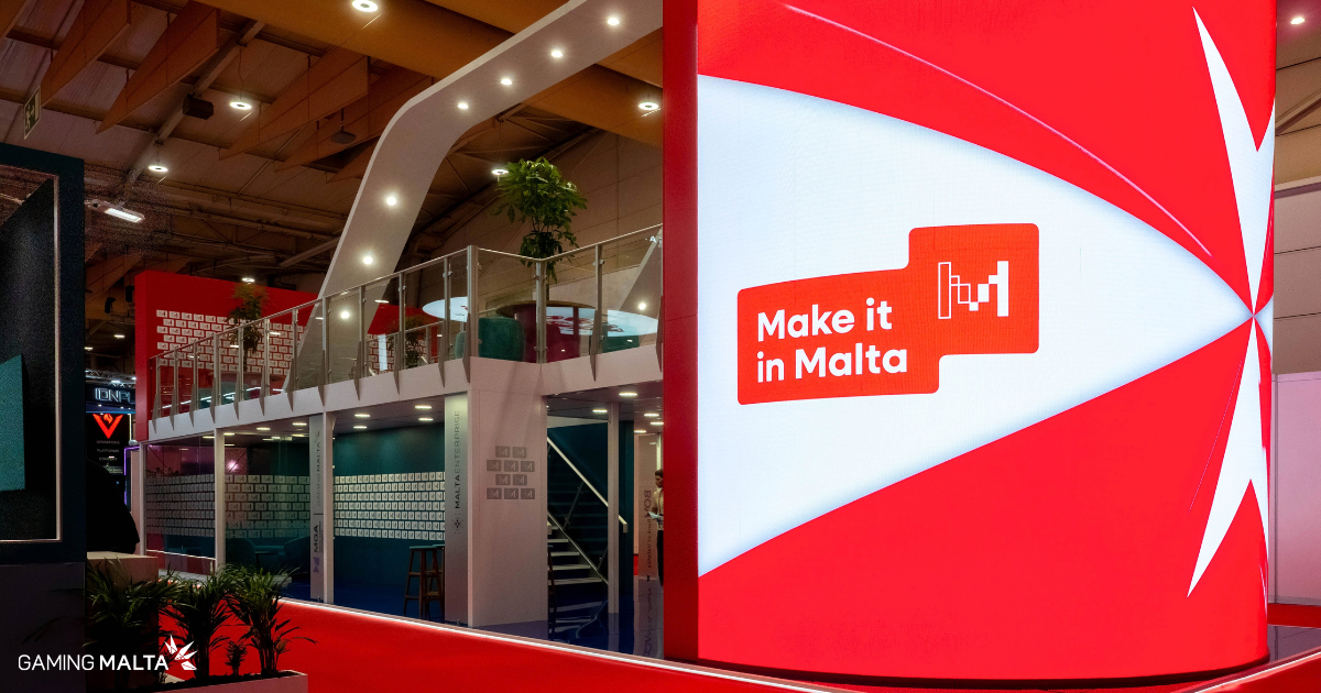 Make It in Malta booth at SBC Summit Lisbon 2026