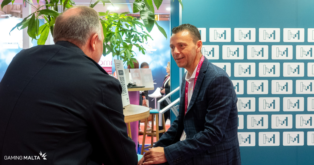 One-to-one business meeting at the Make It in Malta booth